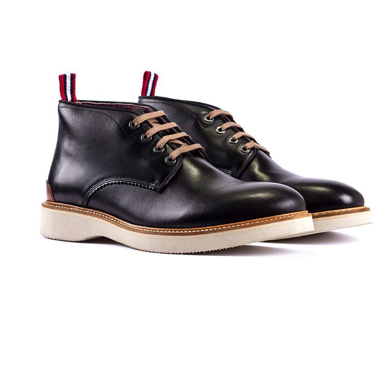 OVERSTATE - Botas En Cuero Para Hombre    6447ov.5 Negro