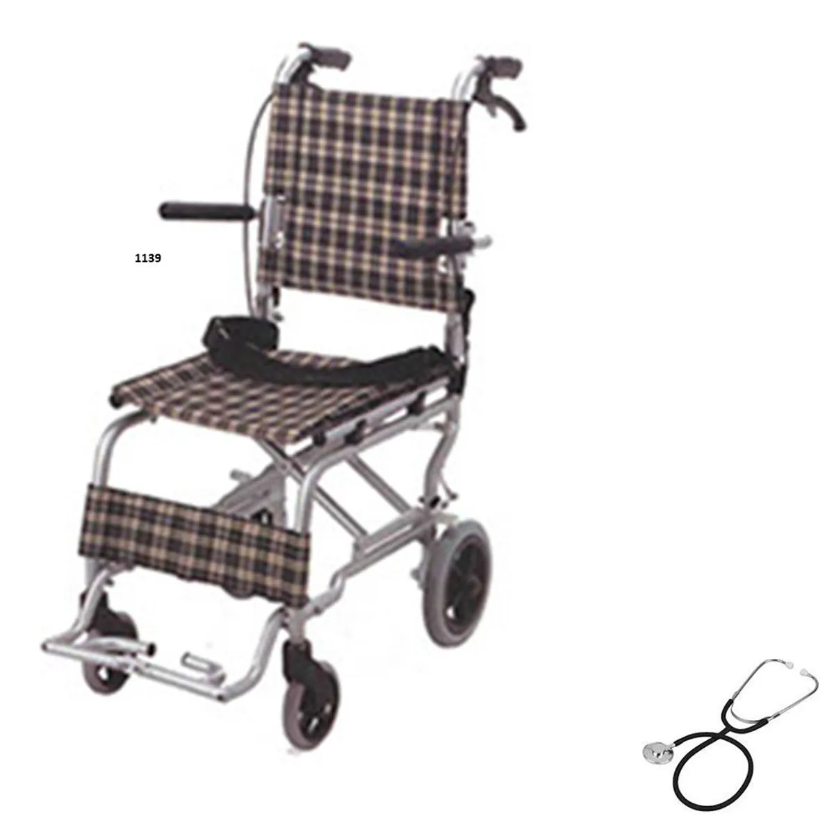 GENERICO - Silla de Transporte plegable en Aluminio especial para viaje