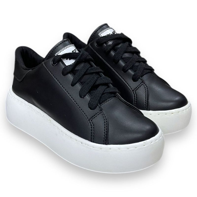 XIAN SHOES - Bolicher negro tornasol R11 MUJER