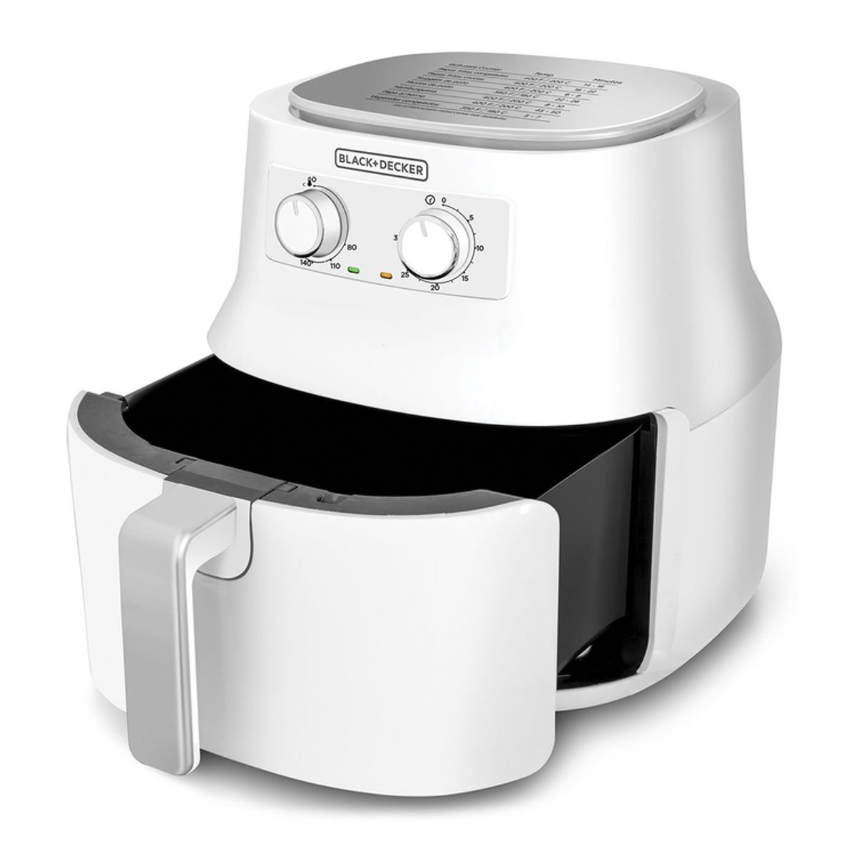 BLACK+DECKER - Freidora de aire Black and Decker 4.5 Lt Blanca