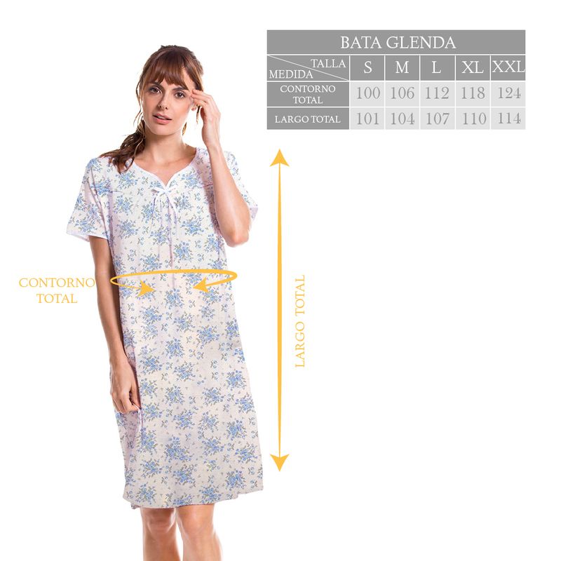 Pijama Bata Glenda Romanella ROMANELLA