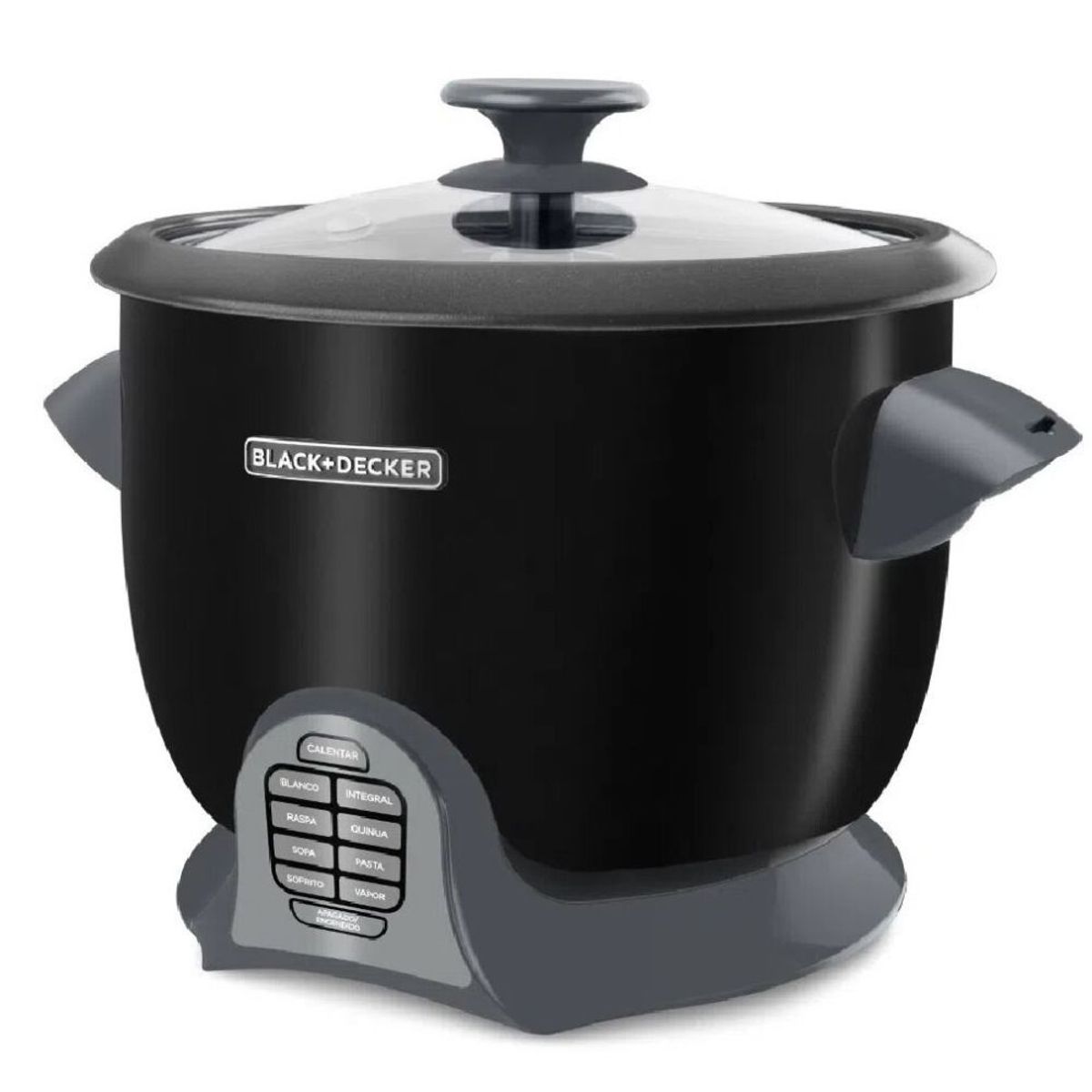 BLACK+DECKER - Olla Arrocera BLACK+DECKER 15 Tazas RCD628B Negro