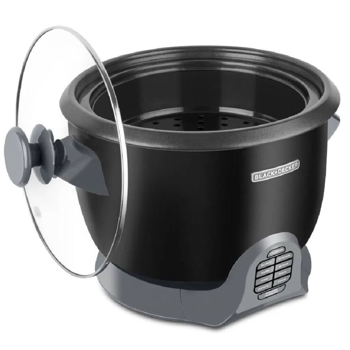 BLACK+DECKER - Olla Arrocera BLACK+DECKER 15 Tazas RCD628B Negro
