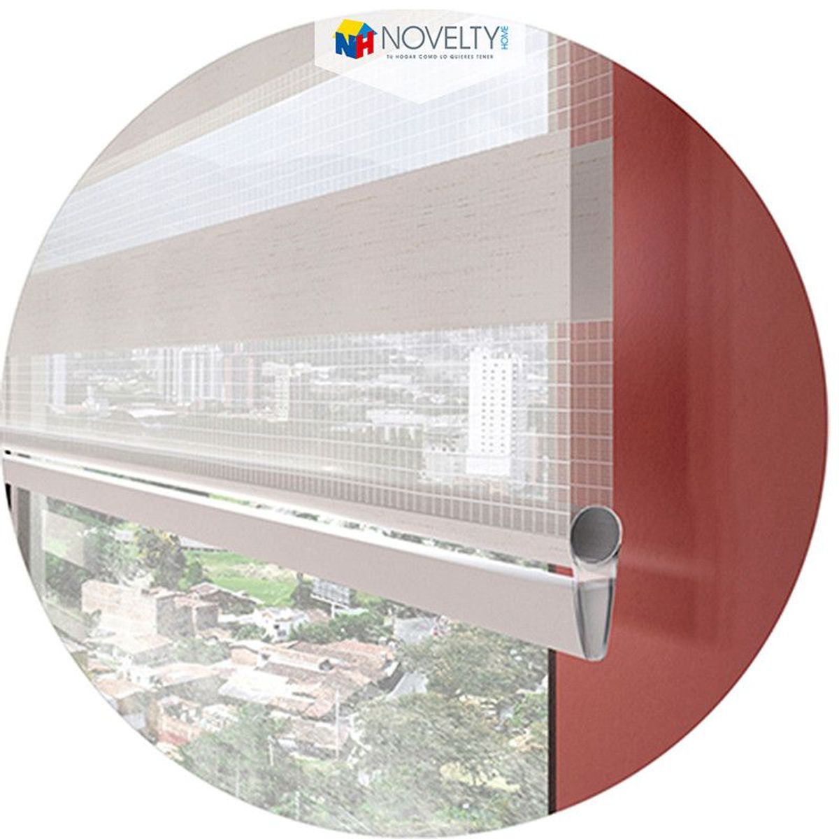 NOVELTY HOME - Cortina Elegance Beige Jaspe 160x180 cm Novelty Home