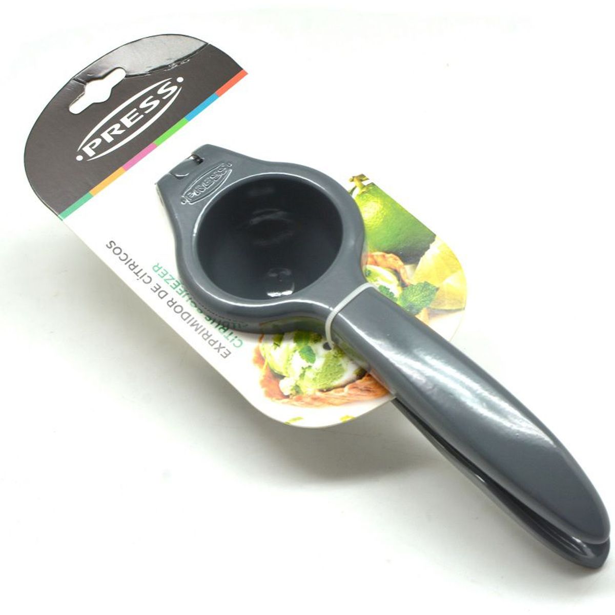 PRESS - Exprimidor De Limón Cítricos Cocina PRESS 86213 - Gris
