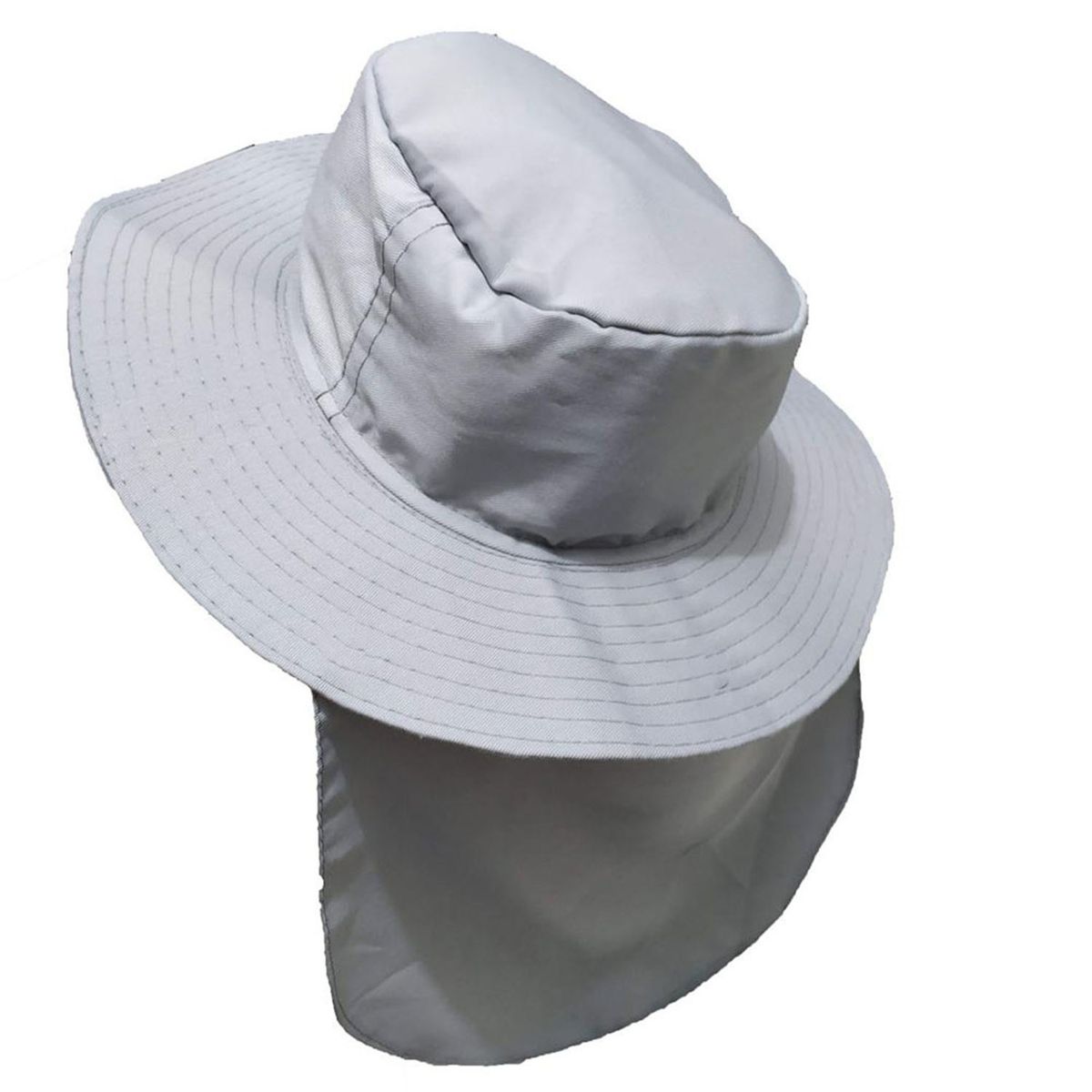 VELBROS - Sombrero Pescador Pesquero Safari Cuello Solapa Deporte - Gris