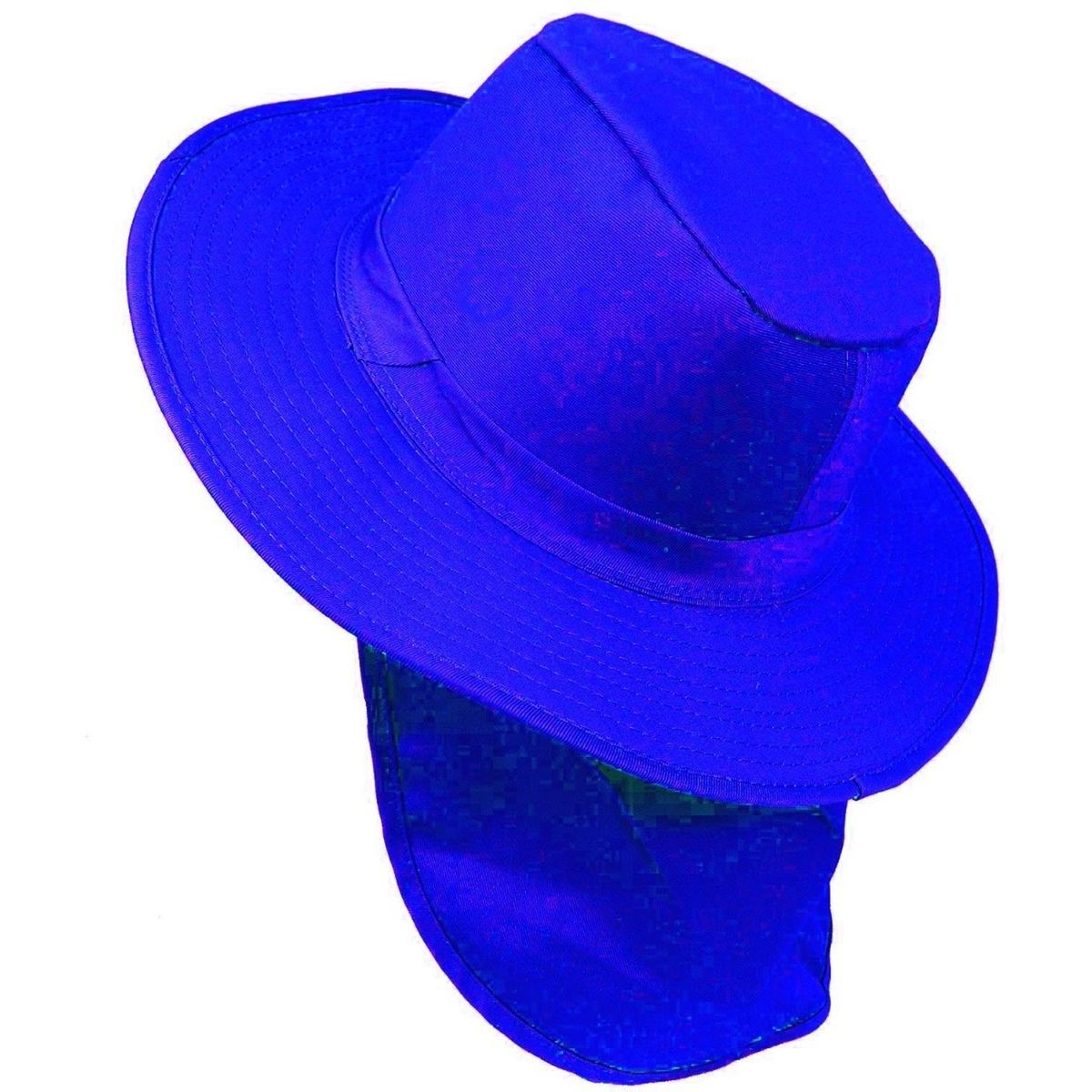 VELBROS - Sombrero Pescador Pesquero Safari Cuello Solapa Deporte - Azul