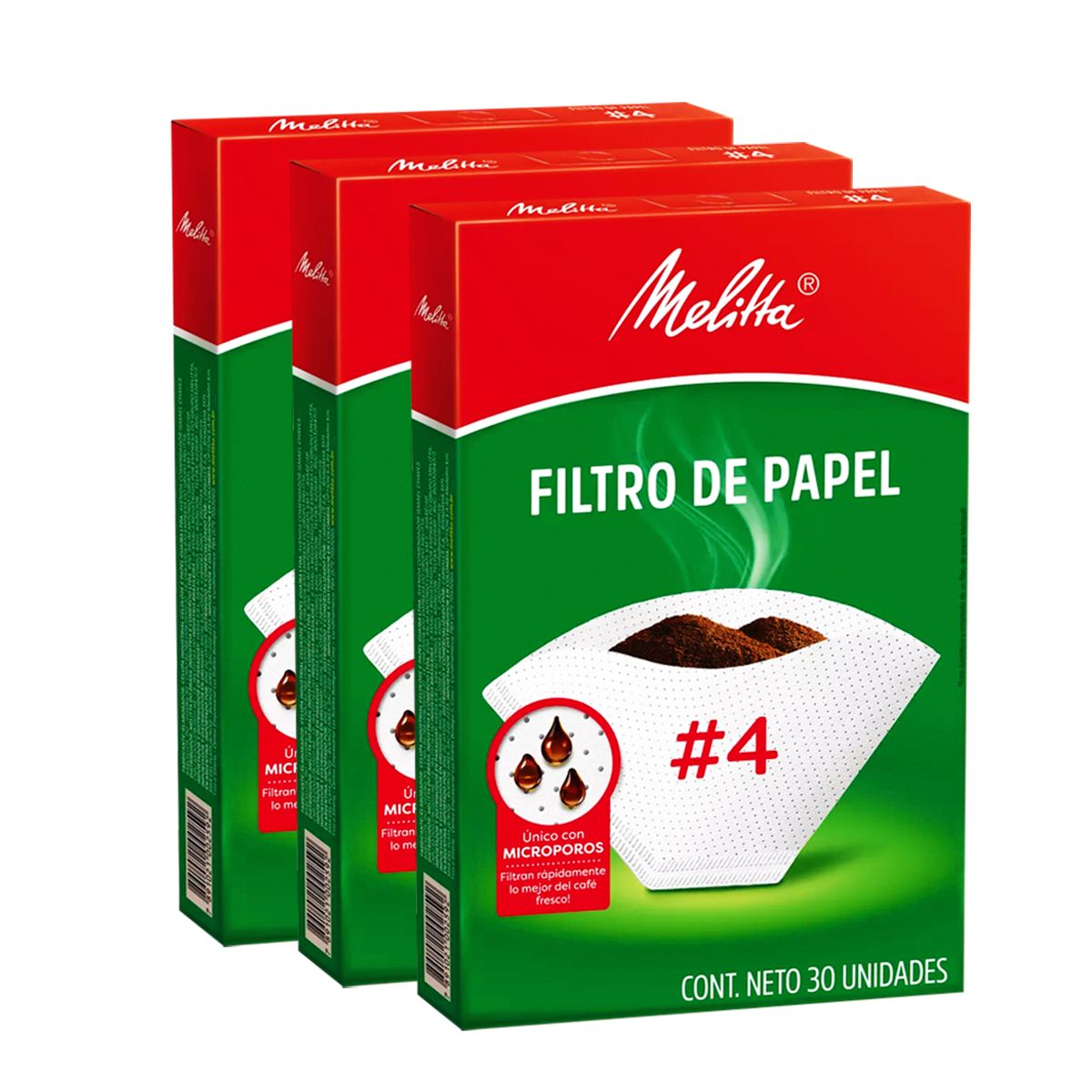 MELITTA - Filtros Melitta Tamaño 4 (90 unidades)