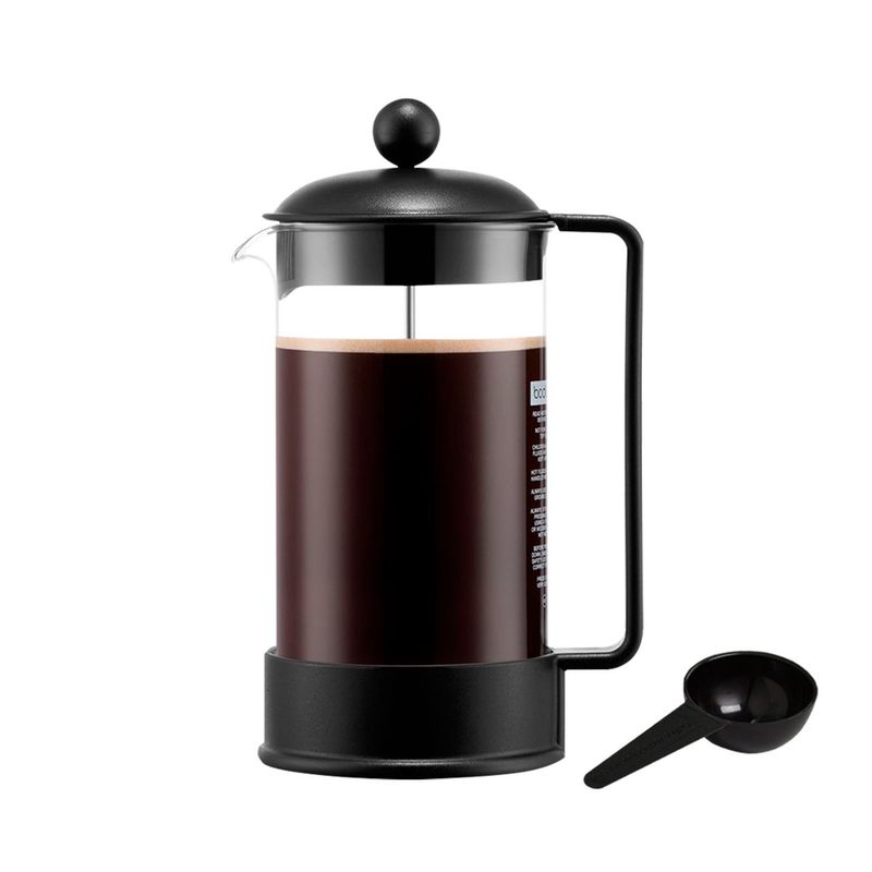 BODUM - Prensa Francesa Bodum Brazil Classic Negra (3 Tazas - 350 ml)