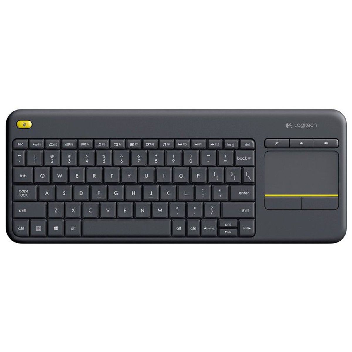 LOGITECH - Teclado Inalámbrico Logitech Touch K400 Plus · PC TV Android