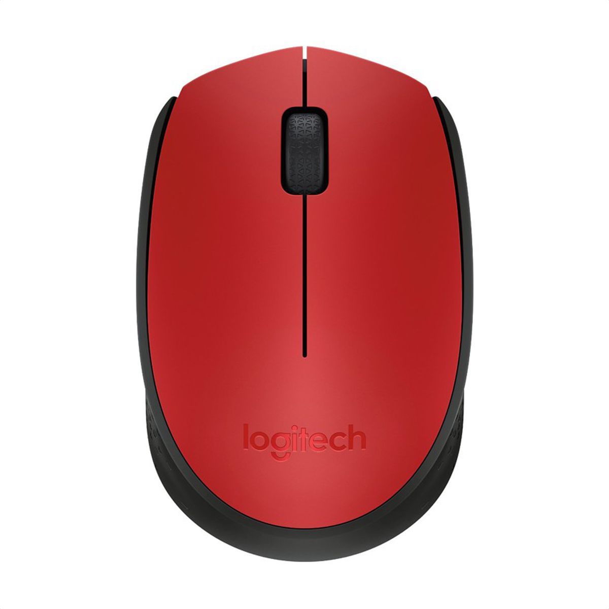 LOGITECH - Mouse Inalámbrico Logitech M170, Cómodo Y Portátil, Win Mac  – Rojo