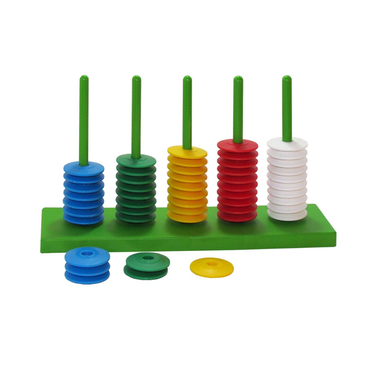 CELMAX - Abaco abierto x50 cuentas en plástico para niños