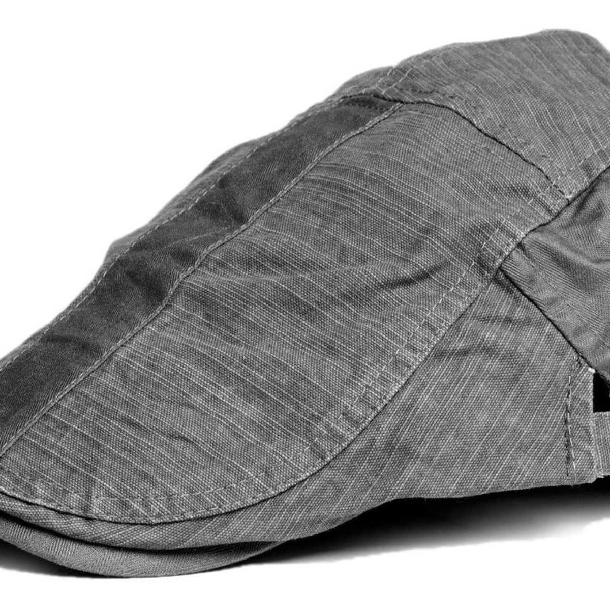 VELBROS - Boina Inglesa Correa Gorra Gorro Sol Beret Sombrero - Gris oscuro