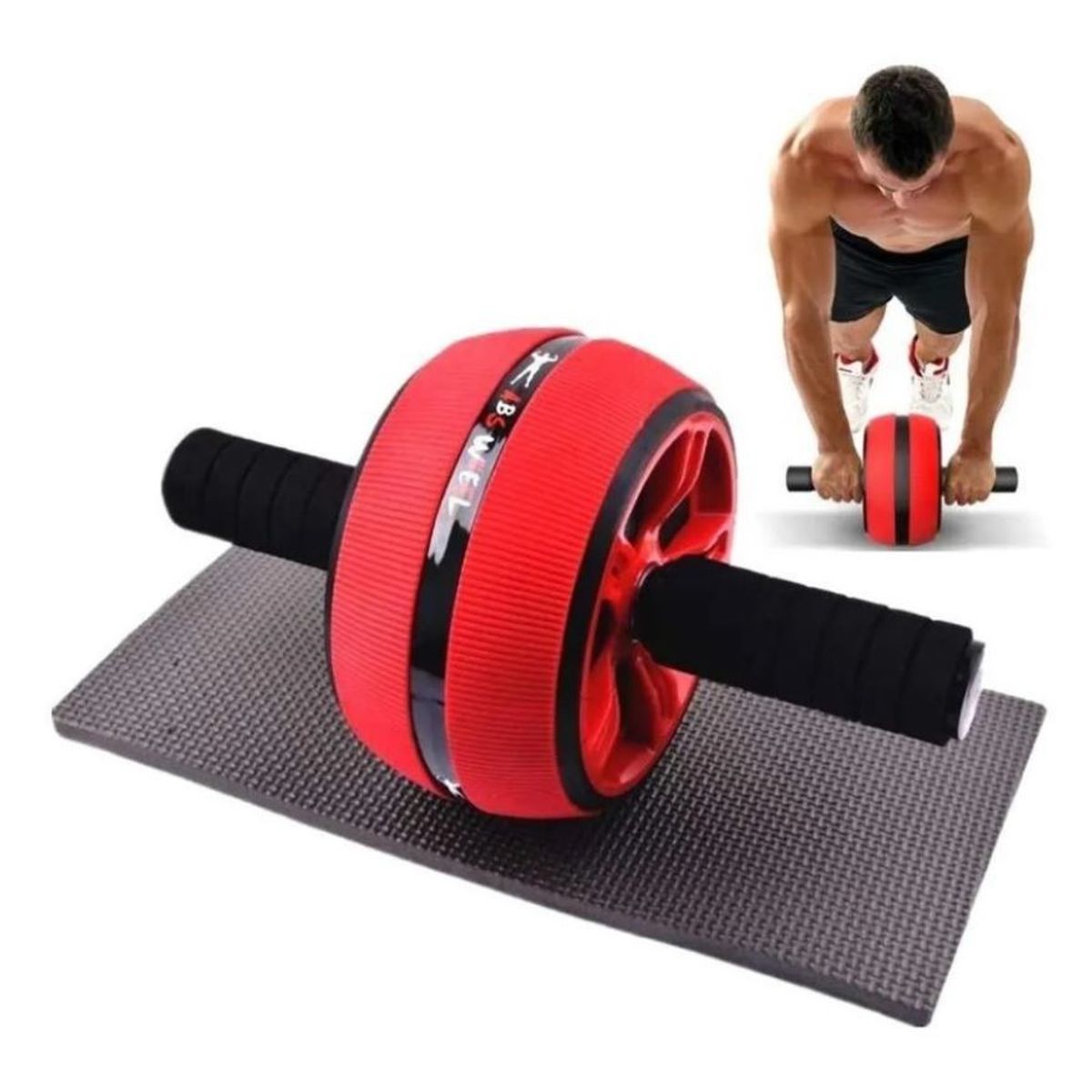 ZHOPI CO - Rueda Abdominal Ab Wheel Profesional Abdomen Biceps Espalda