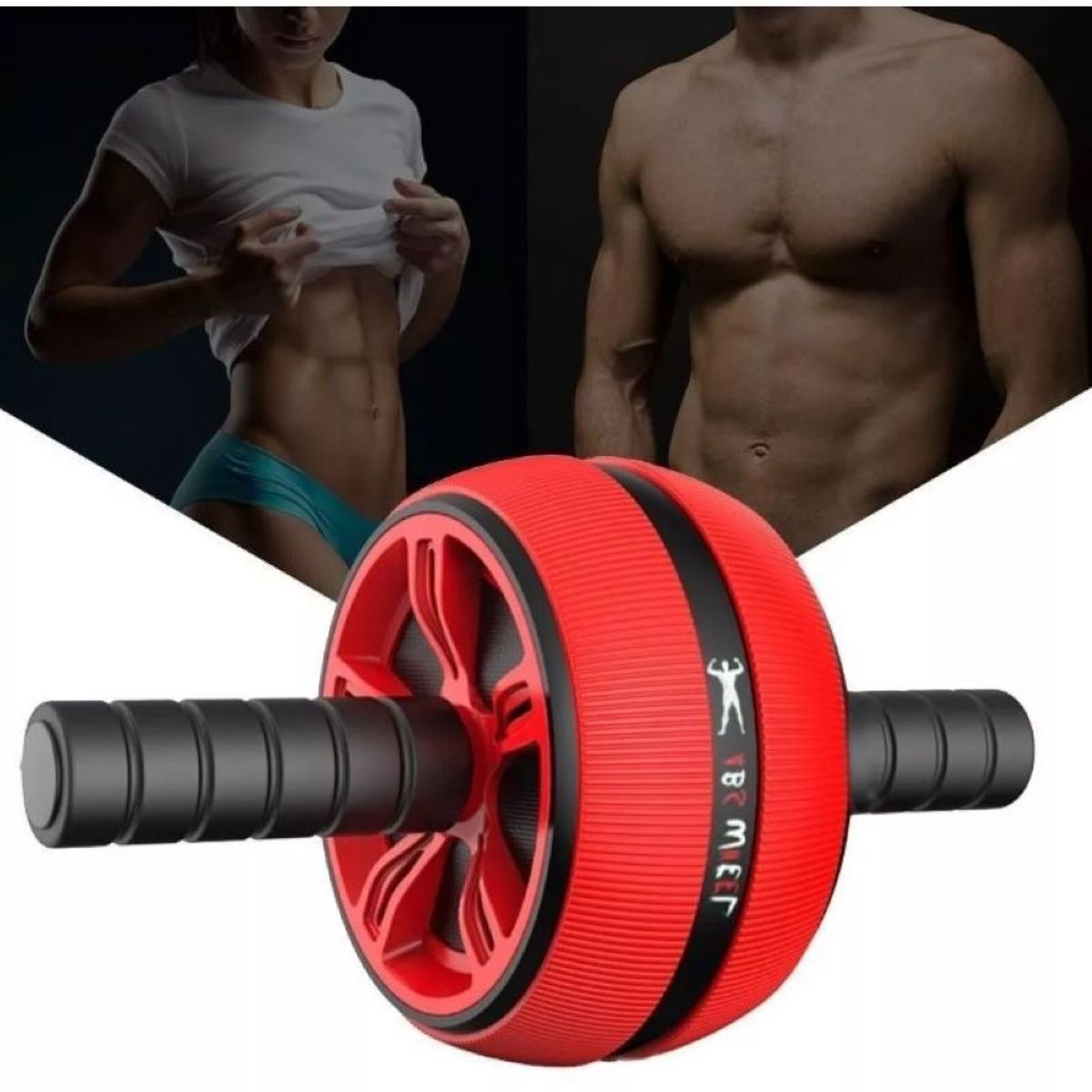 ZHOPI CO - Set Rueda Abdominal Ab Wheel Mas Bandas Tubulares 11pcs