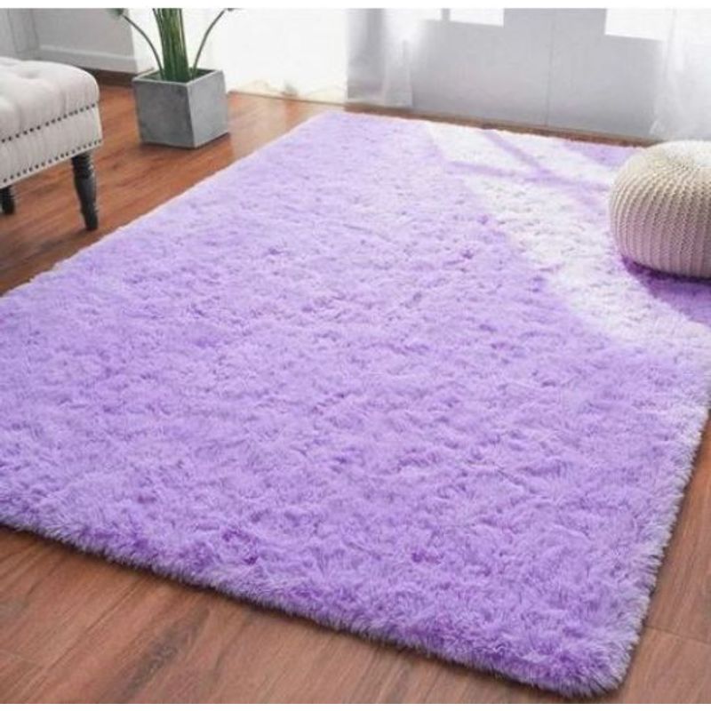 FEEL GREEN - Tapete Alfombra Peluda Lila  Tapete Peluche Grande  230×150 Cm