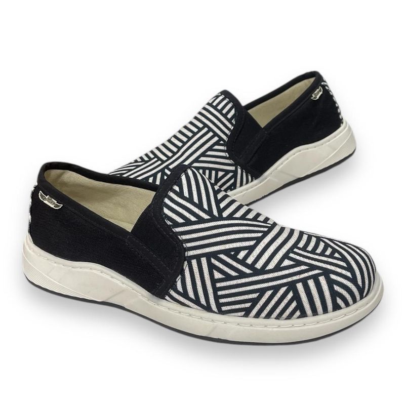 XIAN SHOES - mocasín malla negra Hombre