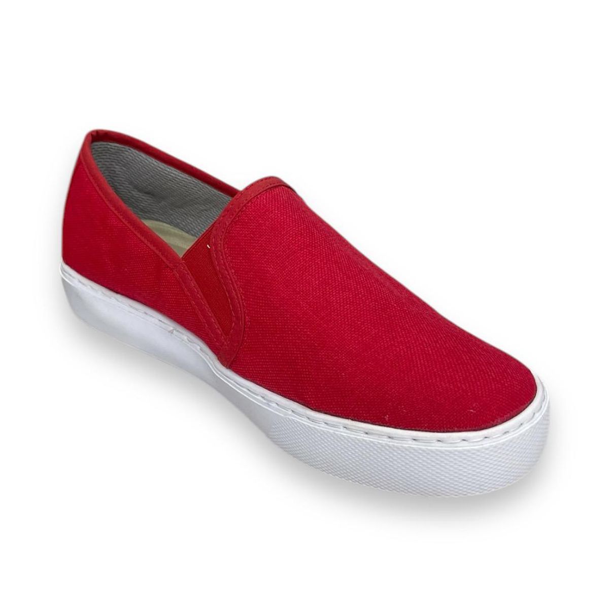 XIAN SHOES - Oxford mocasin rojo Hombre