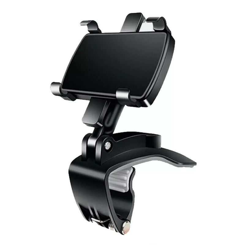 SISDATA - Soporte Porta Celular Carro Clip Tablero Ajustable 360°