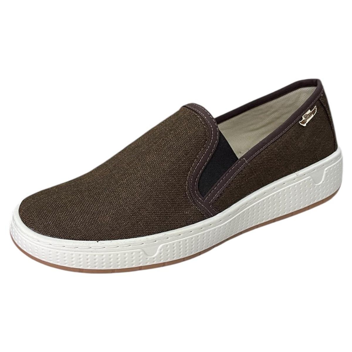 XIAN SHOES - Oxford mocasin CAFE Hombre