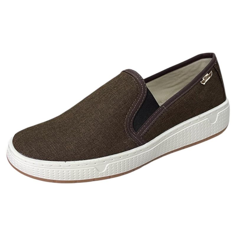 XIAN SHOES - Oxford mocasin CAFE Hombre