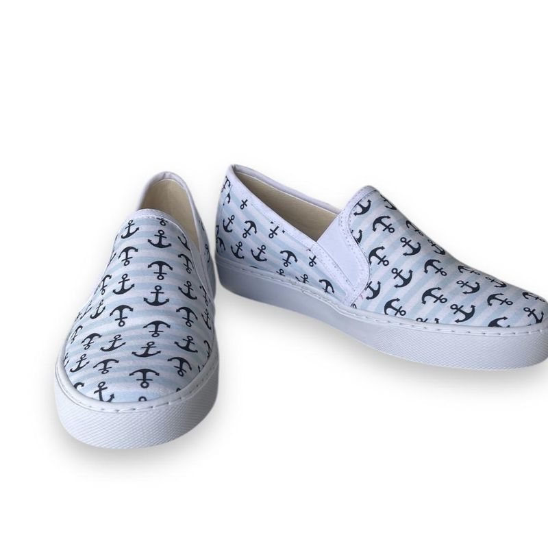 XIAN SHOES - Oxford mocasin anclas Hombre