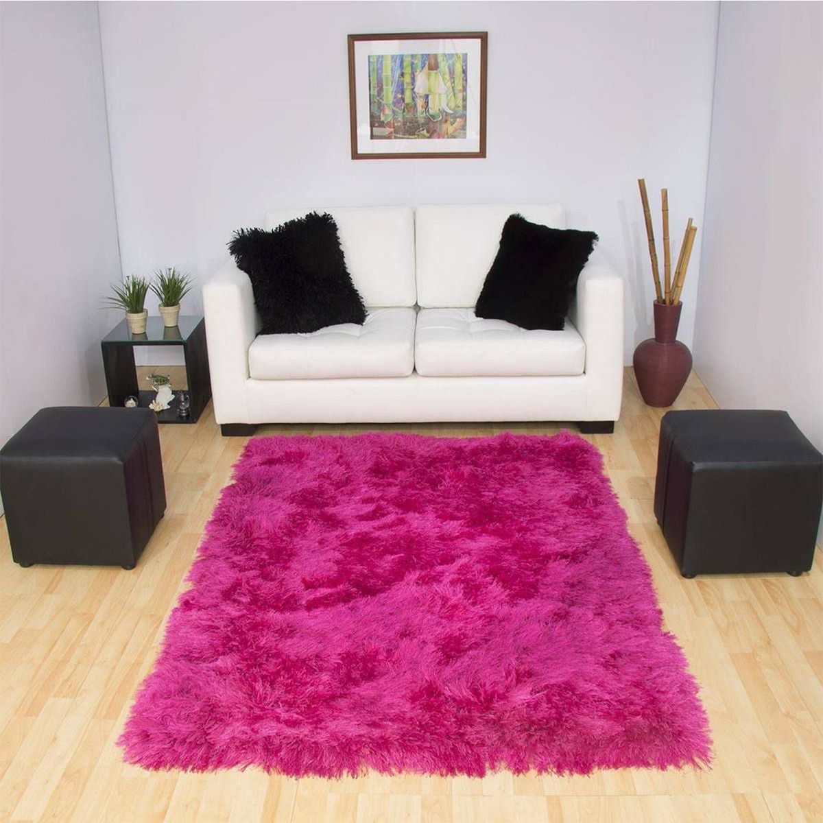 MITAPETE COM - Alfombra Tapete Fucsia 120 X 170 cms
