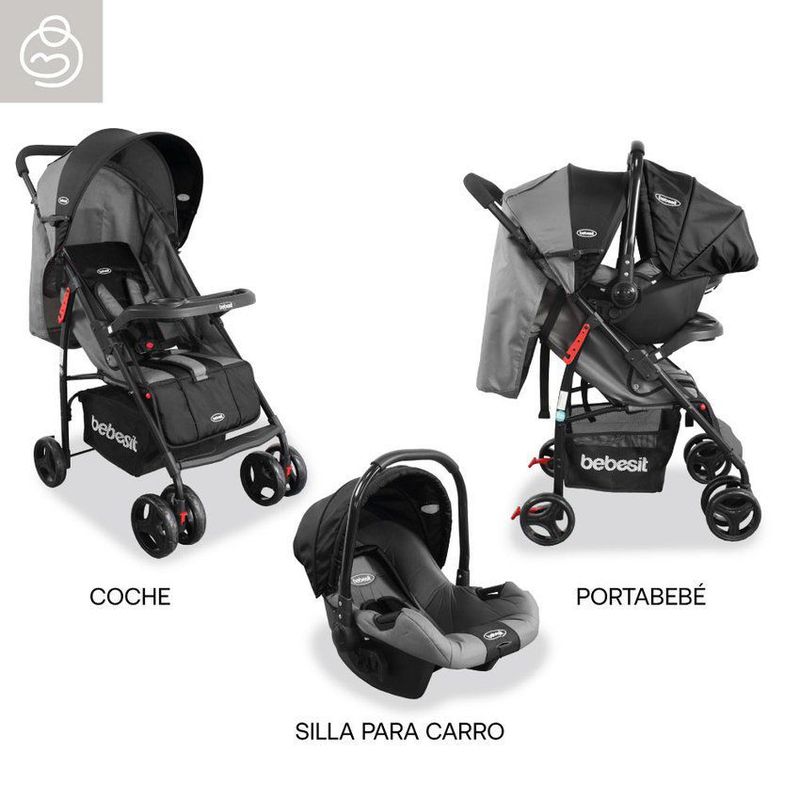 BEBESIT - Coche Para Bebe Tipo Moises Portabebe Marca Bebesit Summer