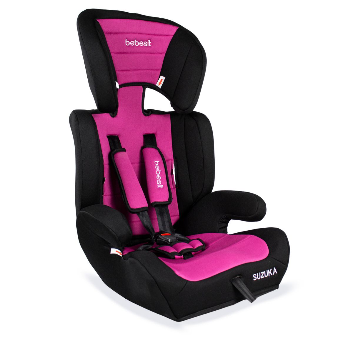 BEBESIT - Sillas para carro Bebé Suzuka Rosa Bebesit Grupo 1-2-3