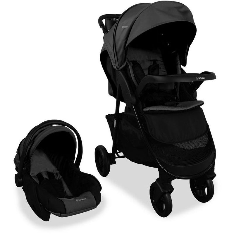BEBESIT - Coche Bebé Travel System Sienna Negro Bebesit