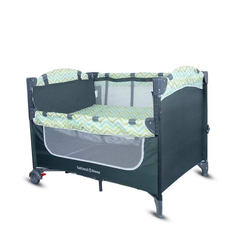 BEBESIT - Cuna Colecho para Bebé Sleep Azul Bebesit  Bolsa viaje