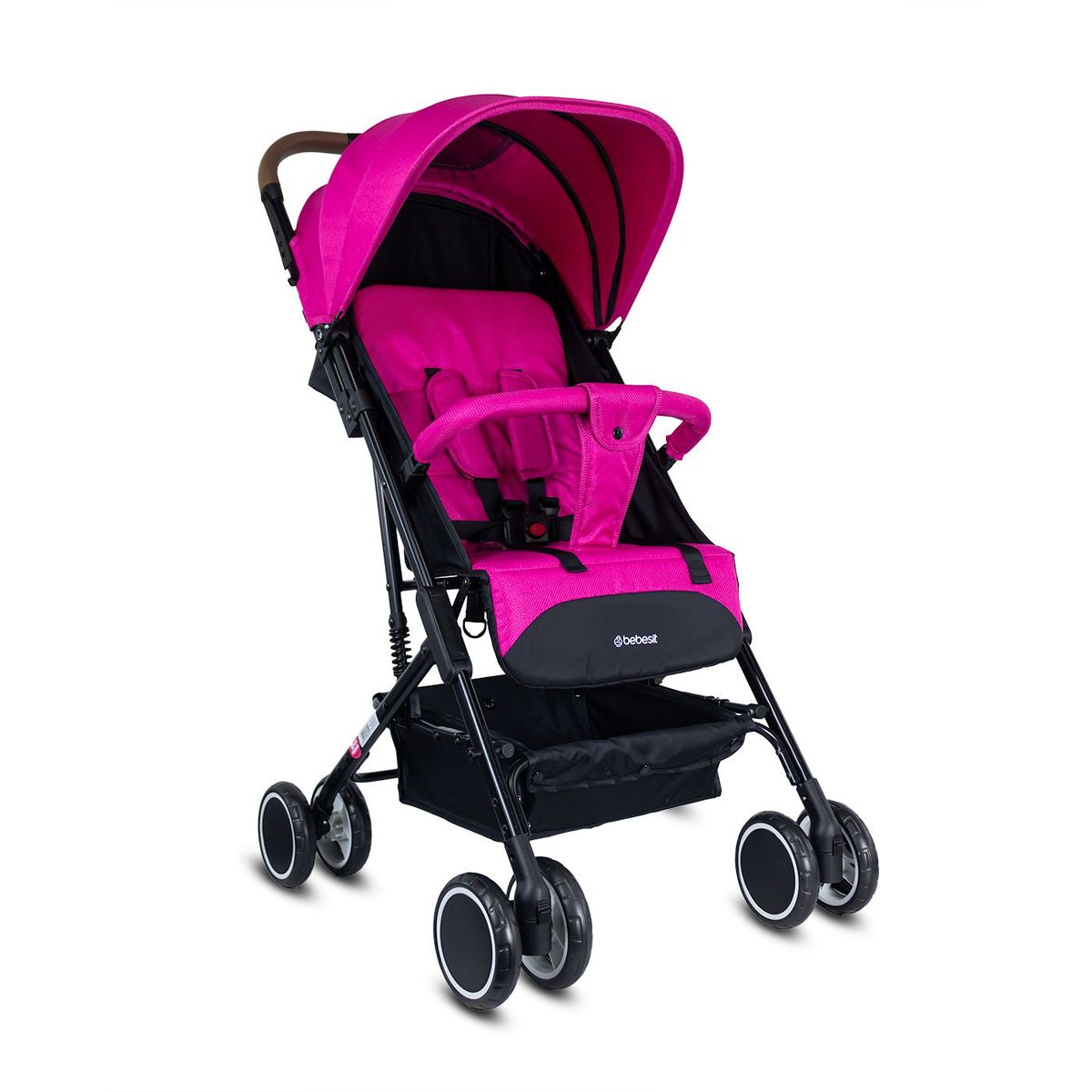 BEBESIT - Coche Para Bebe Paseador Tipo Maleta Bebesit Bit Rosado