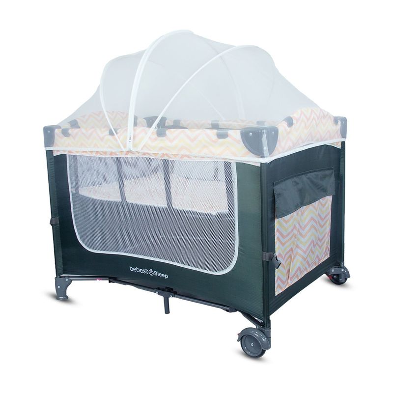 BEBESIT - Cuna Colecho para Bebé Sleep Azul Bebesit Bolsa viaje