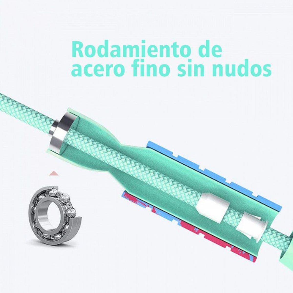 GENERICO - Lazo para saltar sin cuerda baja de peso ejercicios gym