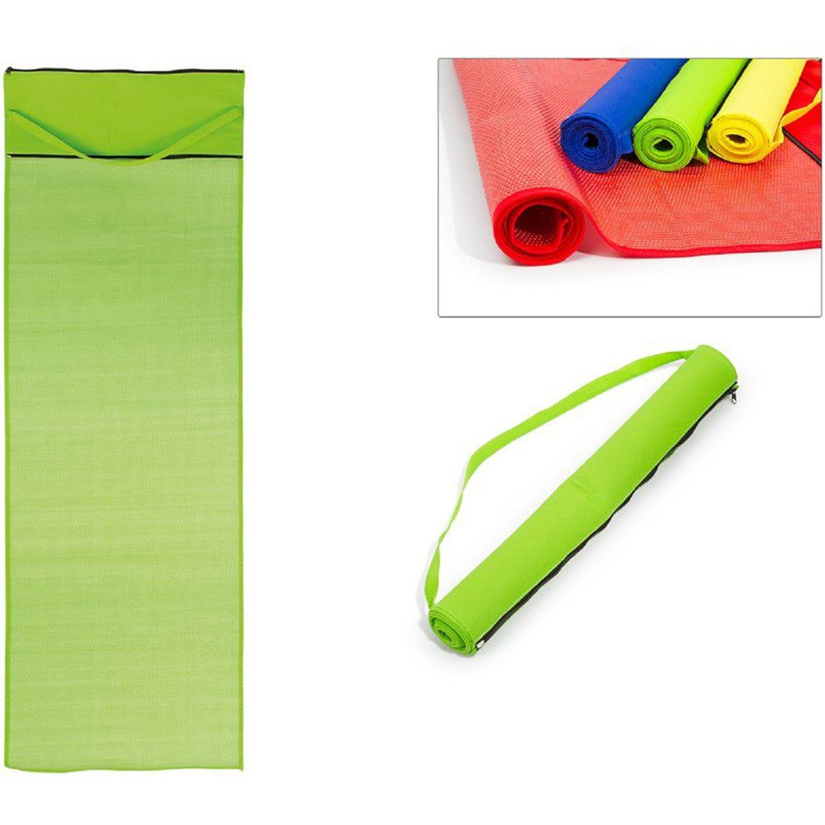 GENERICO - Estera Tapete Para Yoga Playa O Picnic - Verde