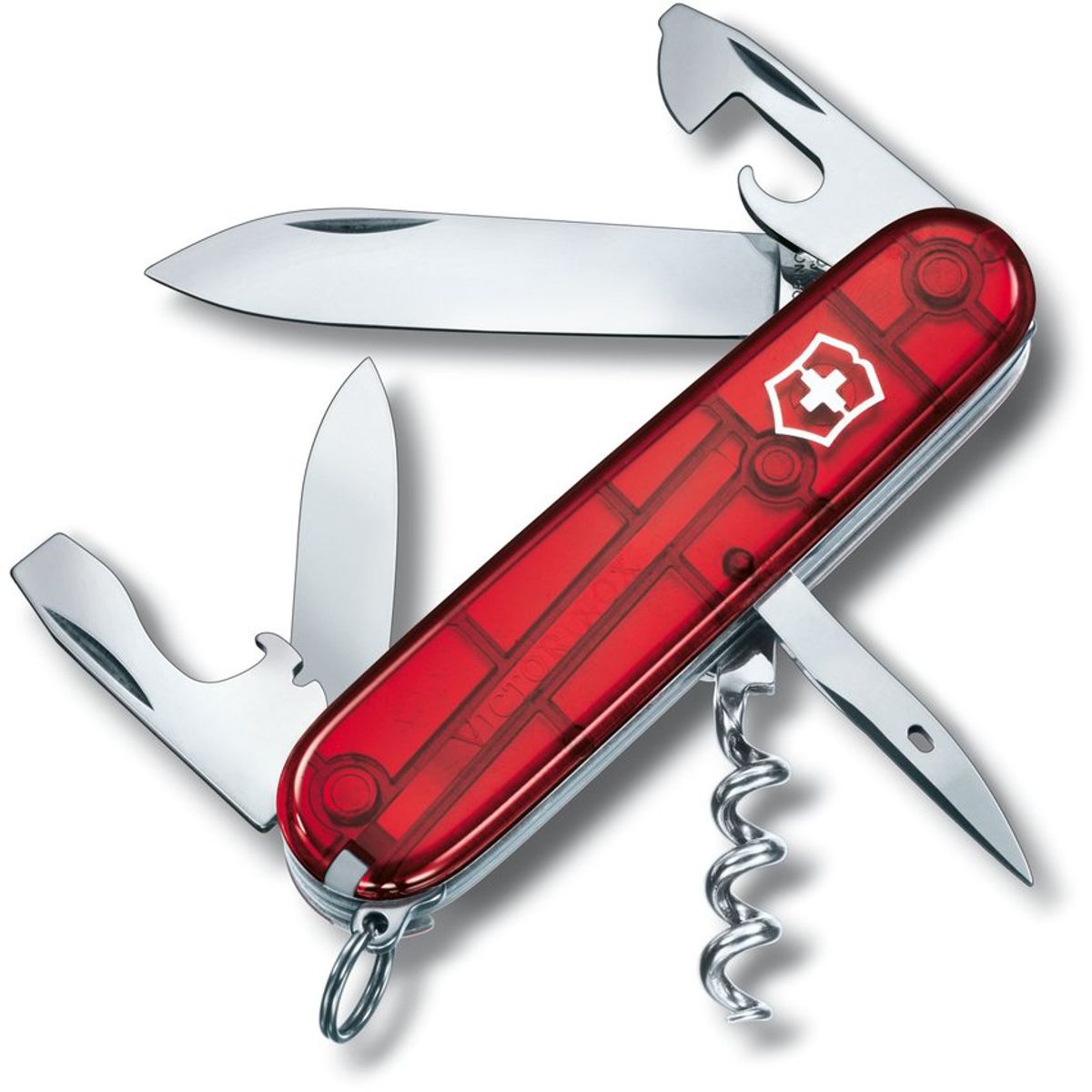 VICTORINOX - NAVAJA VICTORINOX SPARTAN ROJA TRANSLUCIDO
