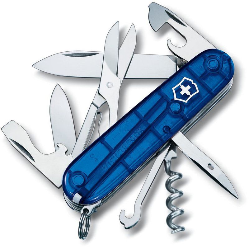 VICTORINOX - NAVAJA VICTORINOX CLIMBER AZUL TRANSLUCIDO