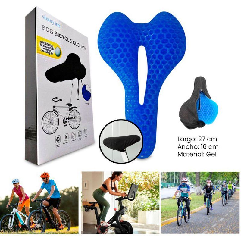 ZHOPI CO - Cojin En Gel Para Galapago O Sillin De Bicicleta Egg Cushion