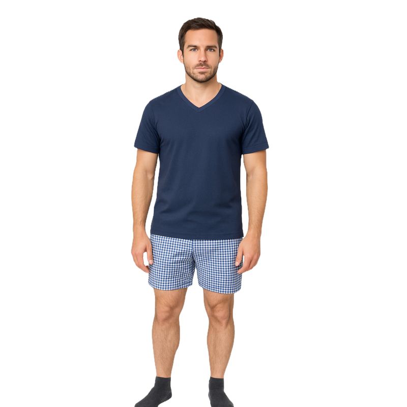 ROMANELLA - Pijama de  short Camilo CC para hombre  Romanella