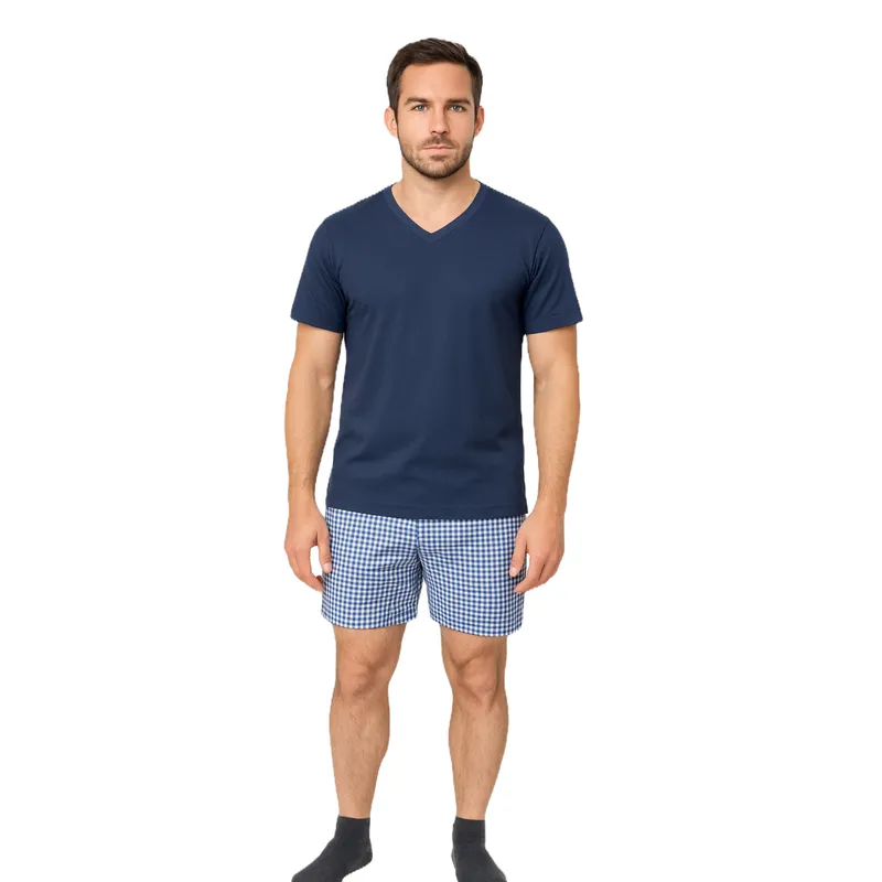 ROMANELLA - Pijama de  short Camilo CC para hombre  Romanella