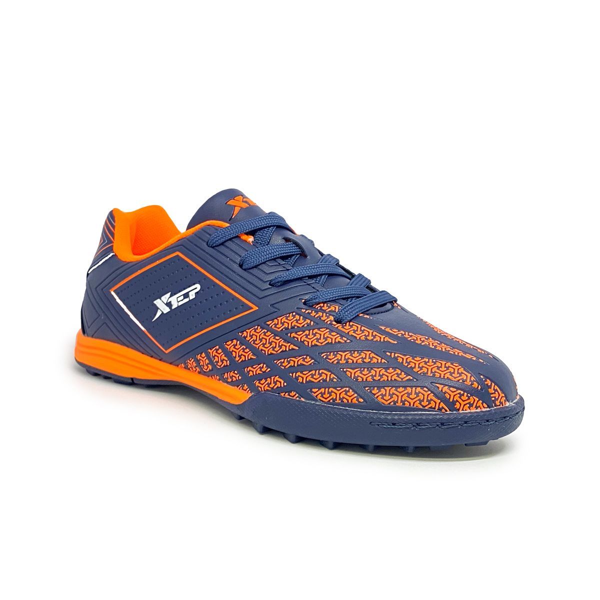 SPRING STEP - Tenis deportivos de football para niño color azul marca XTEP