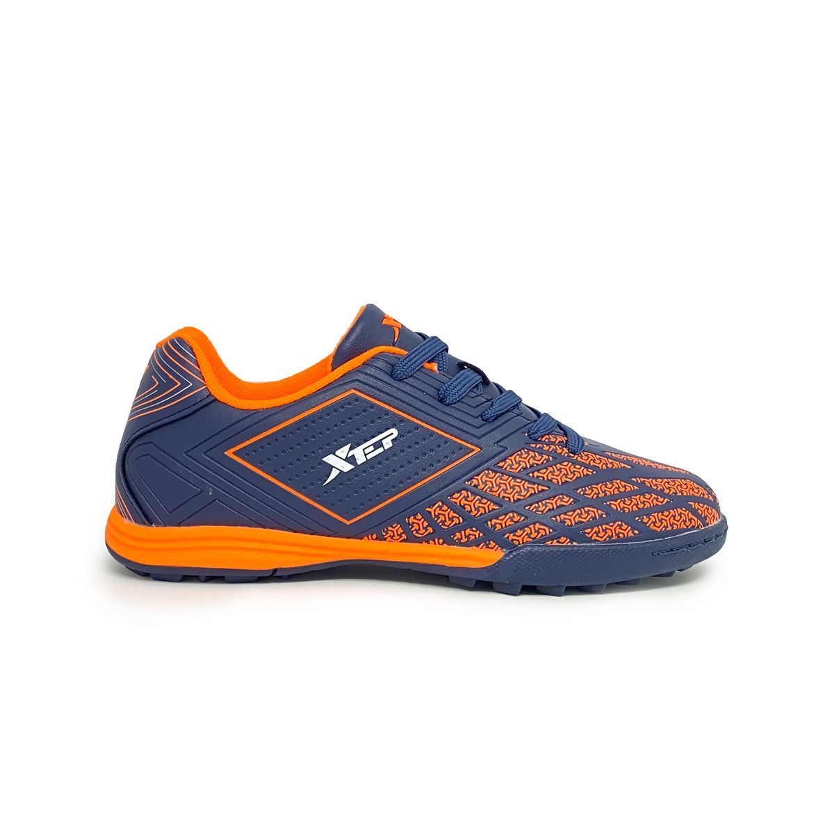 SPRING STEP - Tenis deportivos de football para niño color azul marca XTEP