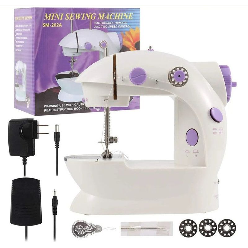 ZHOPI CO - Maquina de coser portatil mini sewing machine 2 velocidades