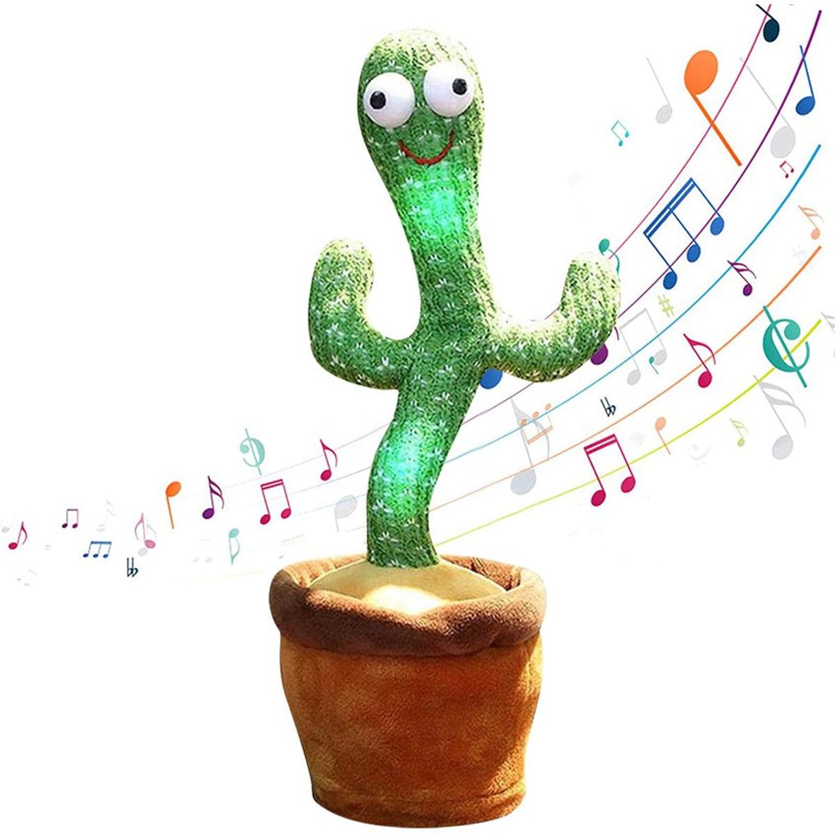 VARIOUS - Juguete muñeco cactus bailarin imita la voz recargable