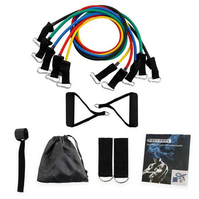 ZHOPI CO - Bandas Elasticas Tubulares Resistencia  Set De 11 Piezas