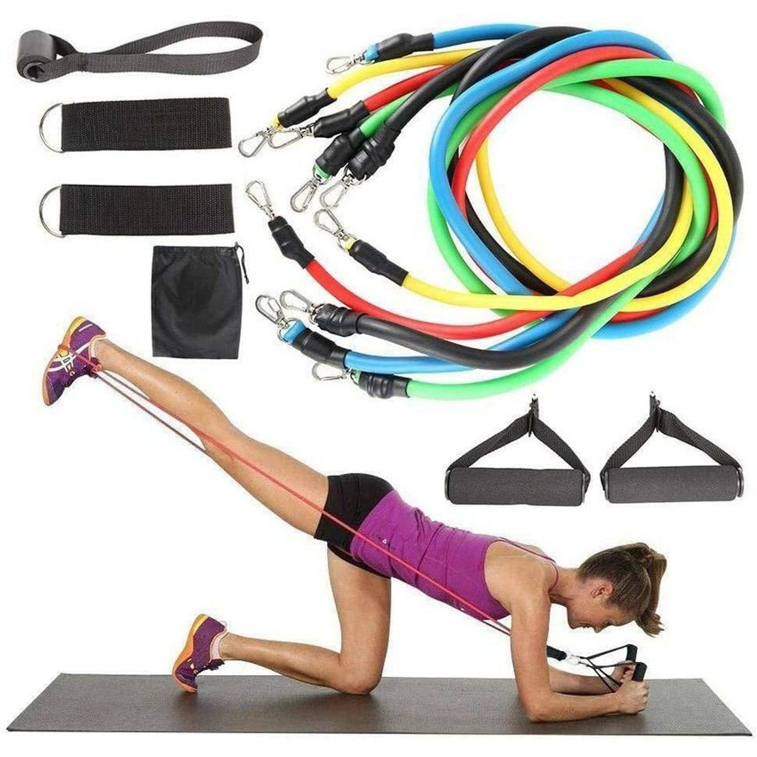 Bandas Elasticas Tubulares Resistencia Set De 11 Piezas ...