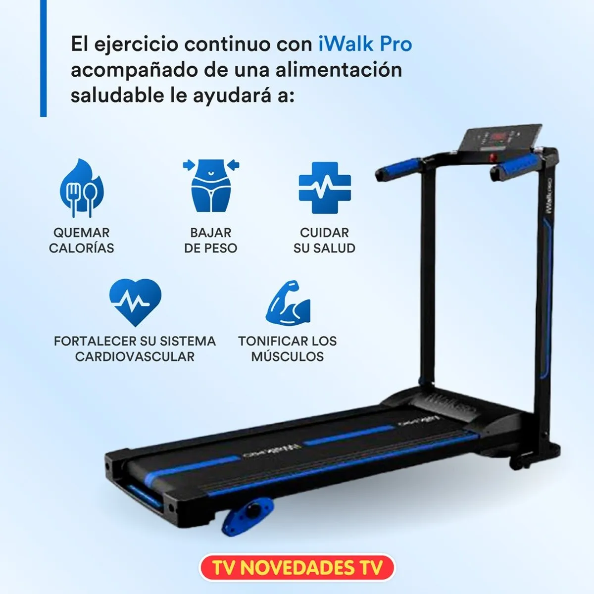 IWALK - Caminadora y Trotadora Con Sensores Inteligentes Iwalk Pro..