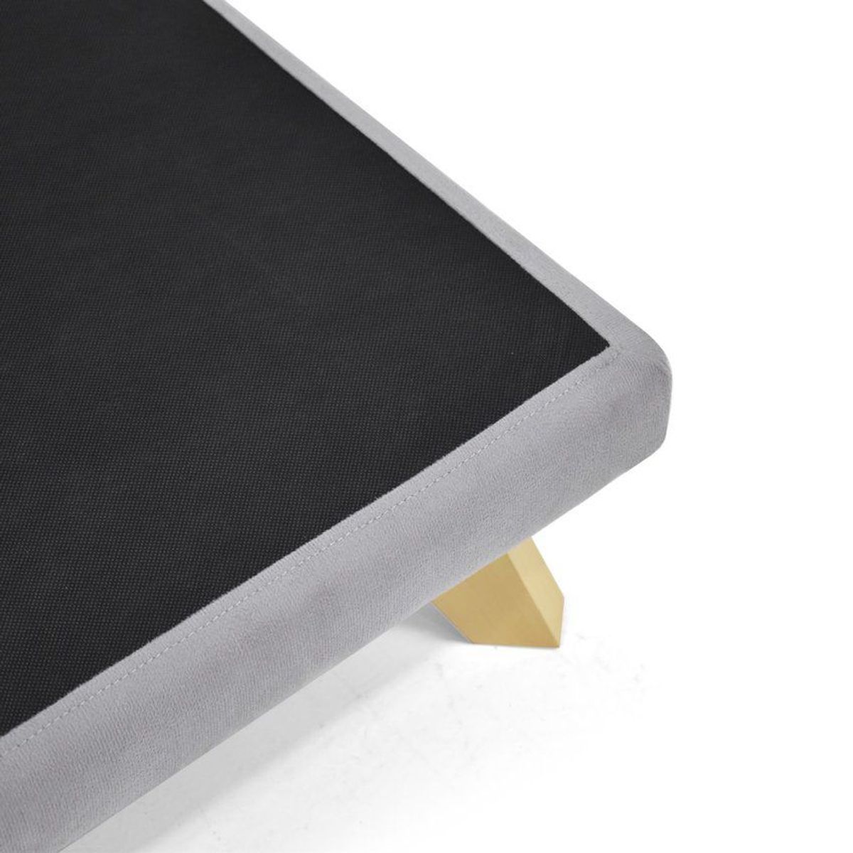 VENECIA - Base Cama Versalles Queen en Tela Plata