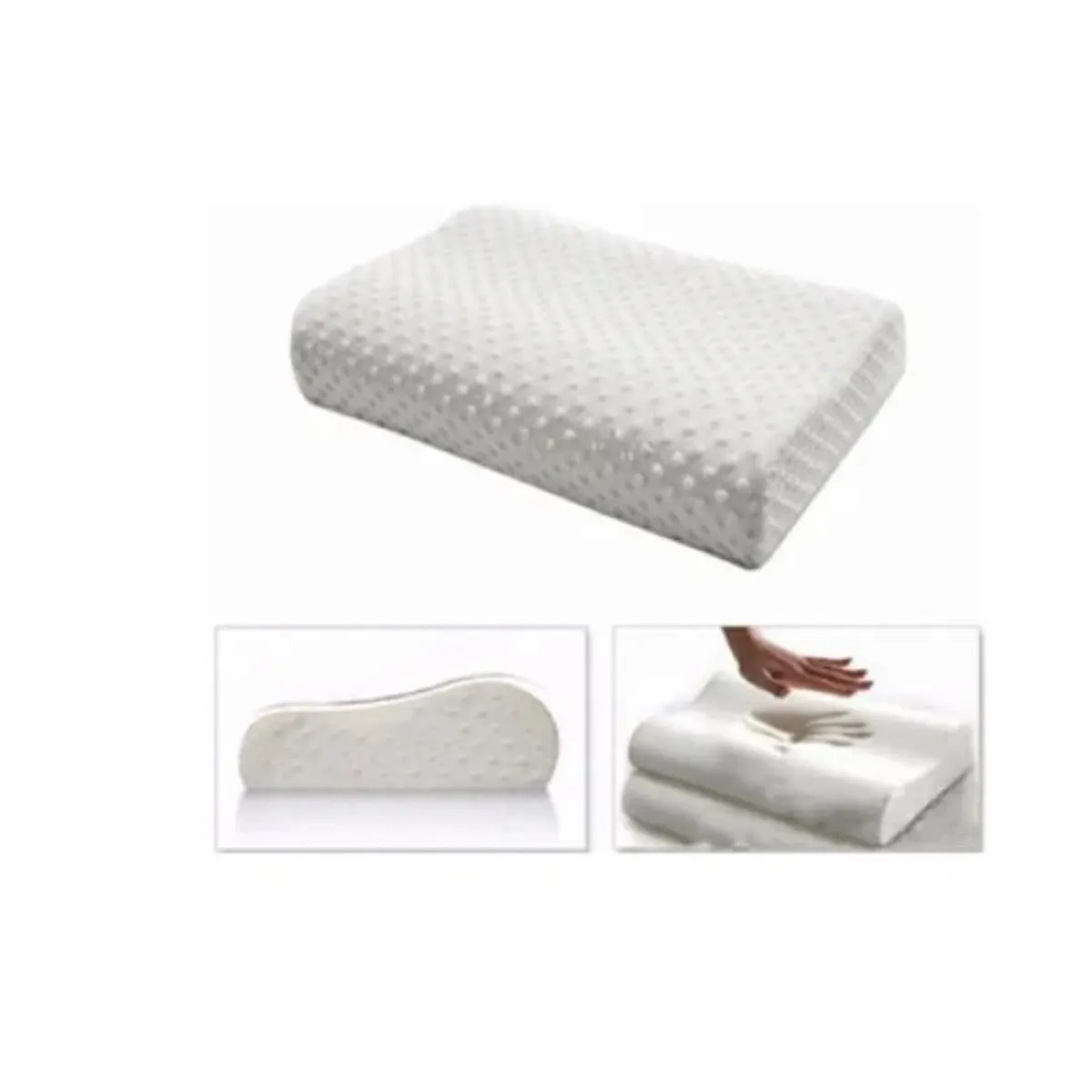 ZHOPI CO - Almohada Aloe Viscoelastica Memory Foam Puntos Con Funda Ortopedica