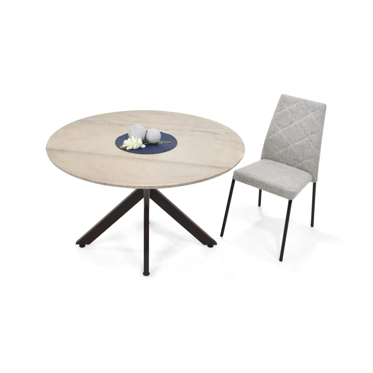 VENECIA - Mesa de Comedor 6 Puestos Luxor Bali-Wengue